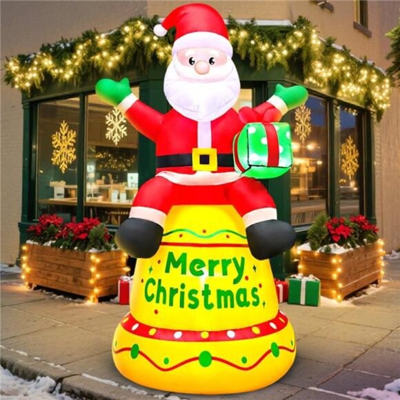 5FT Christmas Inflatable Decoration Inflatable Santa Blow Up Yard - Picture 5 of 6